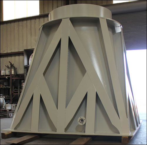 42" Dia. Transition Piece Designed for a Water Tower in Texas