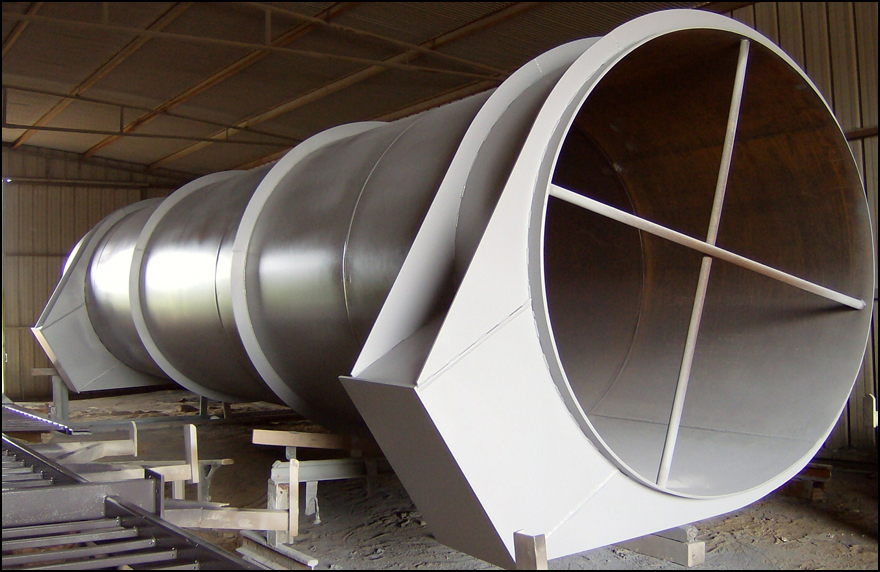 90" O.D. Duct Work for an Ammonia Plant