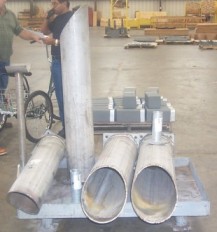 Stainless Steel Stanchions for a Power Company