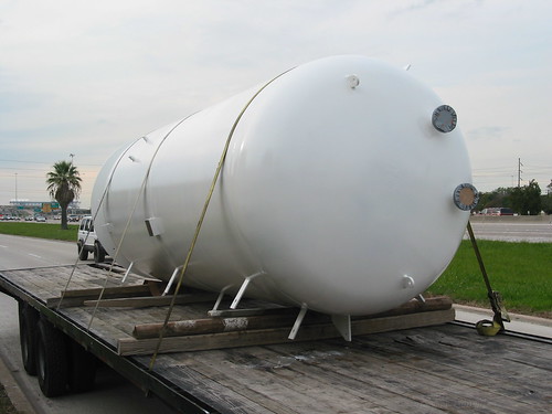 Side View of Air Receiver Tank