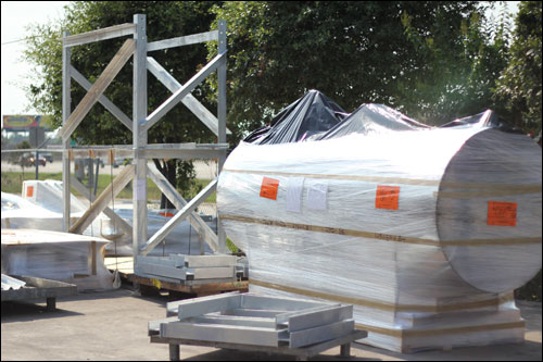 48" Diameter Stainless Steel Glycol Makeup Tank