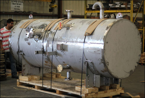 48" Diameter Stainless Steel Glycol Makeup Tank