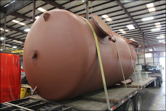 84" Water Treatment Vessel Designed for a Refinery in Texas 