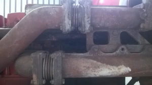 Corroded expansion joint bellow 2