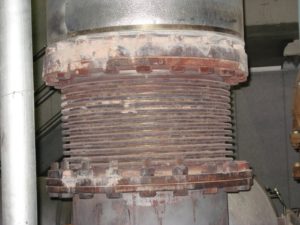 Rusted Expansion Joint (non-PT&P supports)