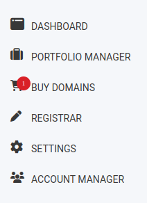 Portfolio Manager Menu